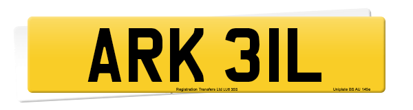 Registration number ARK 31L